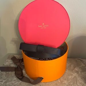 Black Kate Spade belt never worn
